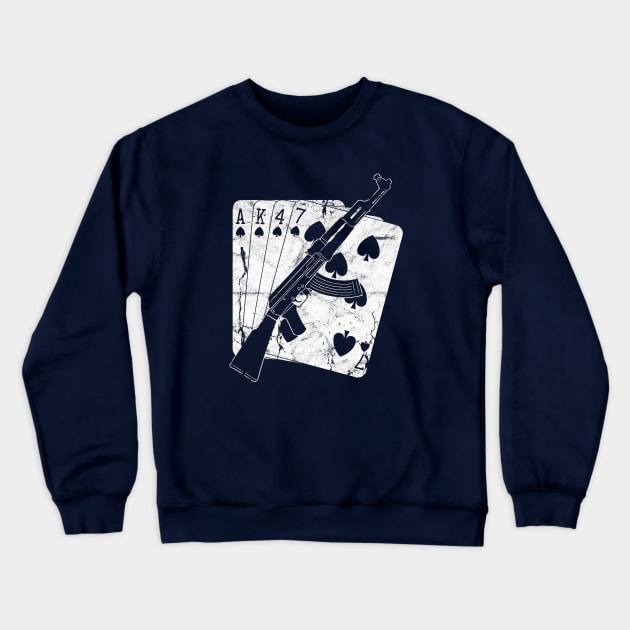 AK47 Crewneck Sweatshirt by EddieBalevo